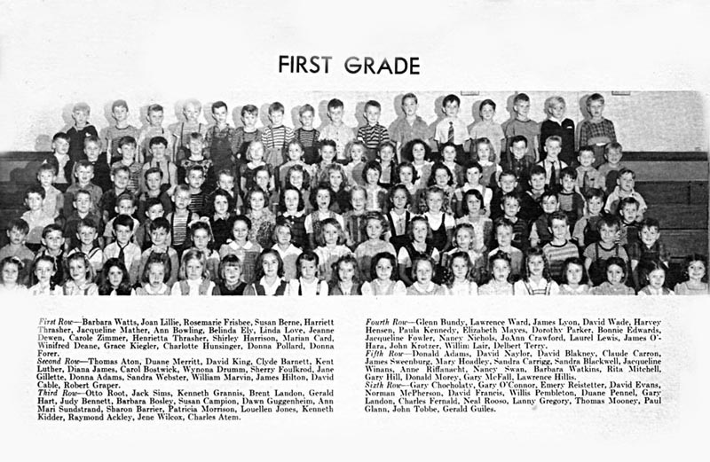 First Grade, 1945